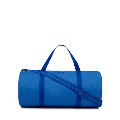 Blue barrel bag